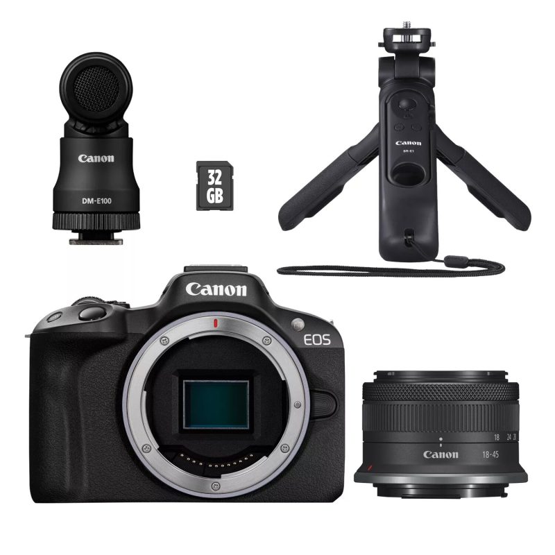 Canon EOS R50 + RF-S 18-45mm f/4.5-6.3 IS STM Creator Kit