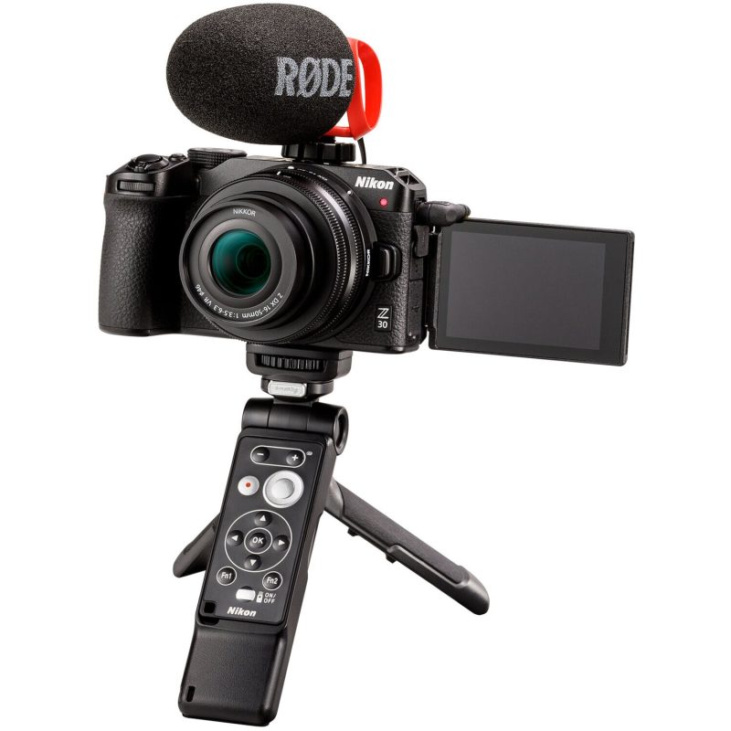 Nikon Z30 + 16-50mm f/3.5-6.3 VR Content Creator's KIT + ML-L7 + SmallRig Tripod + Rode VideoMicro II + Lexar SD 64GB 800x