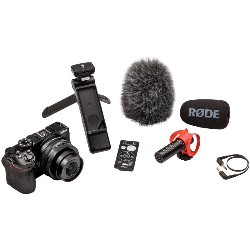 Nikon Z30 + 16-50mm f/3.5-6.3 VR Content Creator's KIT + ML-L7 + SmallRig Tripod + Rode VideoMicro II + Lexar SD 64GB 800x - immagine 2