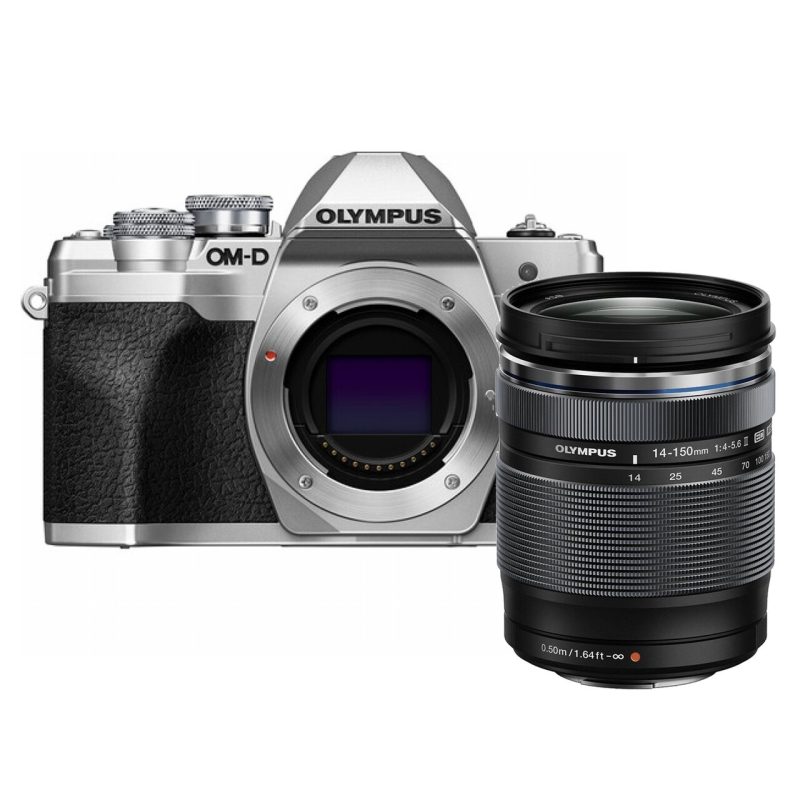 Olympus OM-D E‑M10 Mark IV Silver + 14-150mm f/4.0-5.6 ED II - immagine 2
